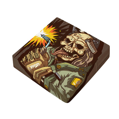 Dead Welder Print Outdoor Seat Cushion Cover