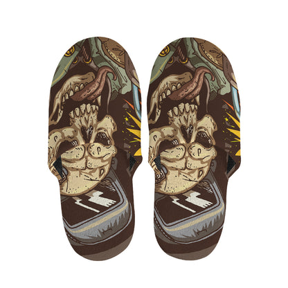 Dead Welder Print Slippers
