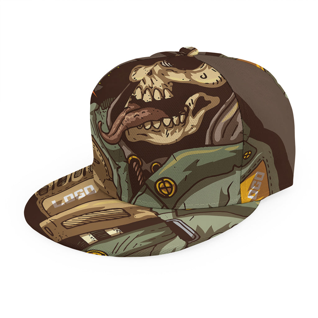 Dead Welder Print Snapback Cap
