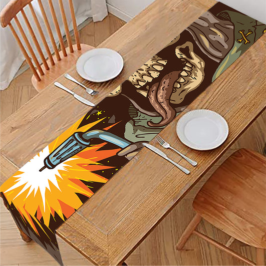 Dead Welder Print Table Runner