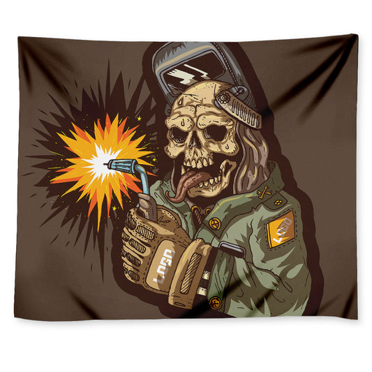 Dead Welder Print Tapestry