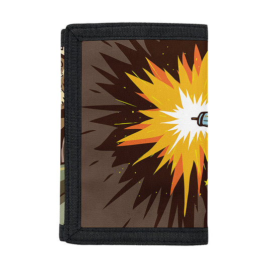 Dead Welder Print Trifold Wallet