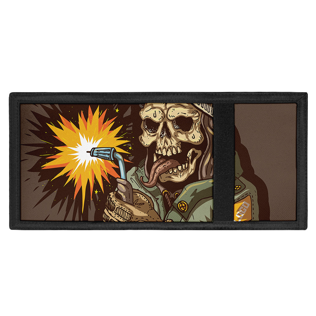 Dead Welder Print Trifold Wallet