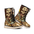 Dead Welder Print Winter Boots