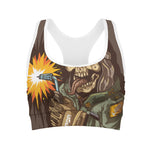 Dead Welder Print Women's Sports Bra