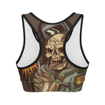 Dead Welder Print Women's Sports Bra