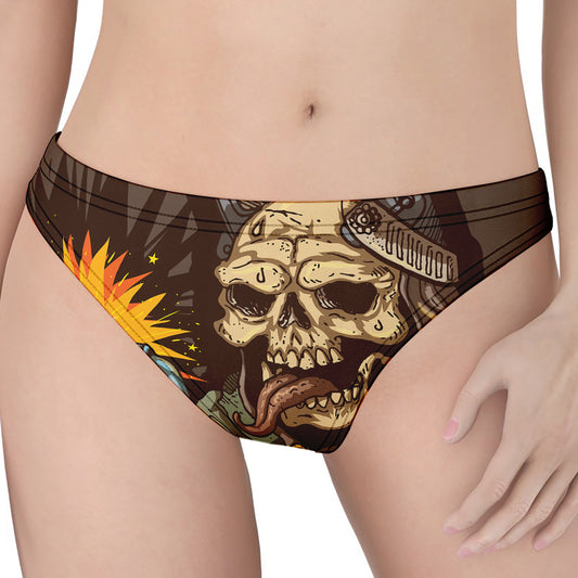 Dead Welder Print Women's Thong