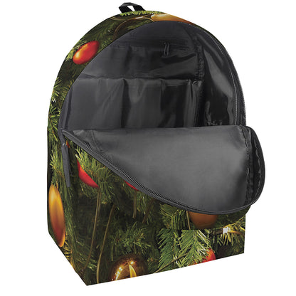 Decorated Christmas Tree Print Backpack