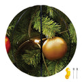 Decorated Christmas Tree Print Basketball