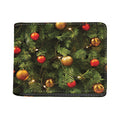 Decorated Christmas Tree Print Bifold Wallet