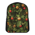 Decorated Christmas Tree Print Casual Backpack