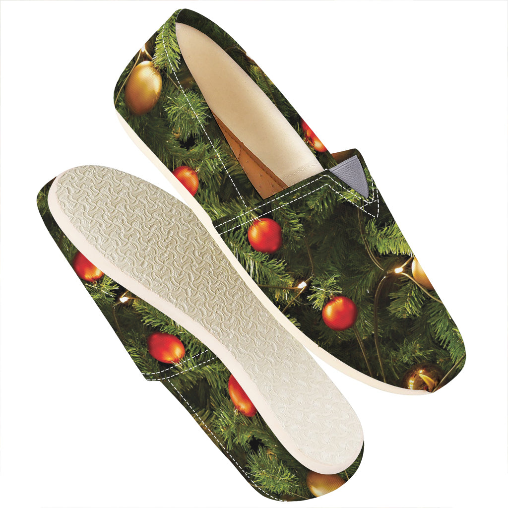 Decorated Christmas Tree Print Casual Shoes