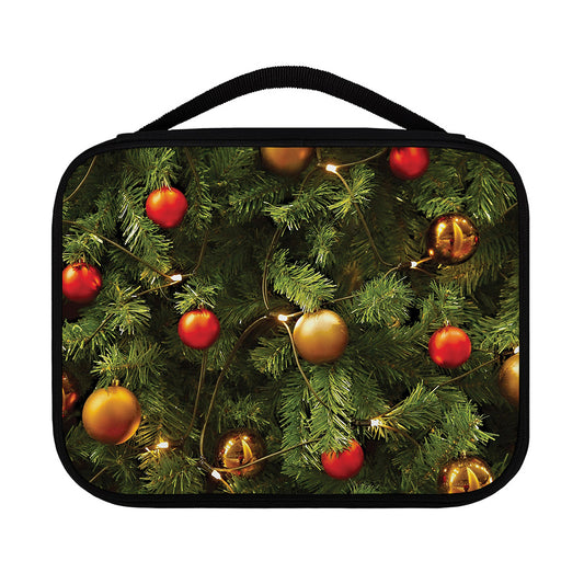 Decorated Christmas Tree Print Classic Bible Case