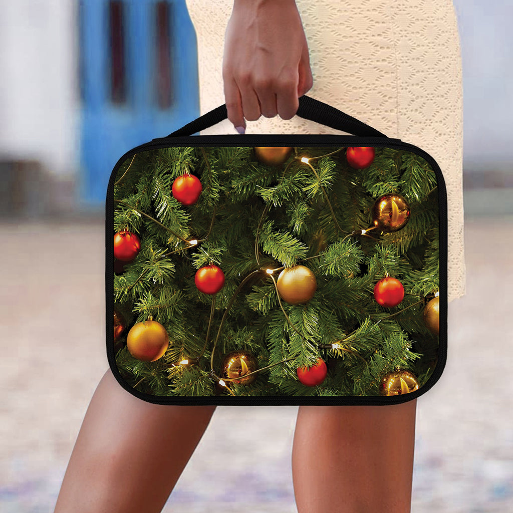 Decorated Christmas Tree Print Classic Bible Case