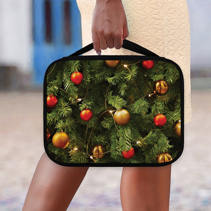 Decorated Christmas Tree Print Classic Bible Case