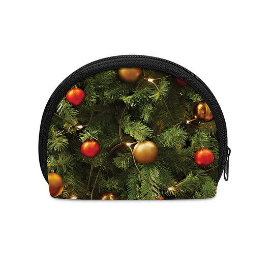 Decorated Christmas Tree Print Coin Purse