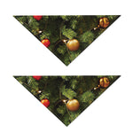 Decorated Christmas Tree Print Dog Bandana