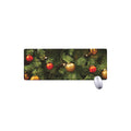 Decorated Christmas Tree Print Extended Mouse Pad