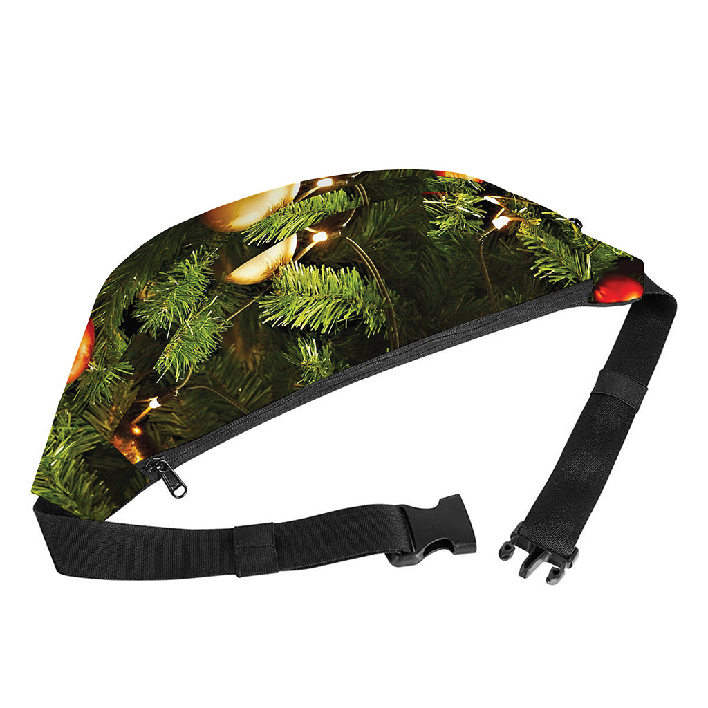 Decorated Christmas Tree Print Fanny Pack