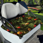 Decorated Christmas Tree Print Golf Cart Seat Cover
