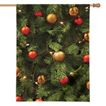 Decorated Christmas Tree Print House Flag