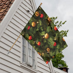 Decorated Christmas Tree Print House Flag