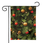 Decorated Christmas Tree Print House Flag