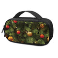 Decorated Christmas Tree Print Portable Cooler Travel Case