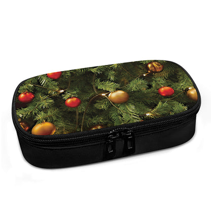 Decorated Christmas Tree Print Insulin Cooler Travel Case