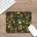 Decorated Christmas Tree Print Mouse Pad