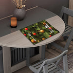 Decorated Christmas Tree Print Placemat