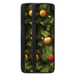 Decorated Christmas Tree Print Refrigerator Handle Covers