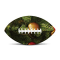 Decorated Christmas Tree Print Rugby Ball