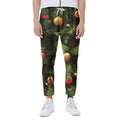 Decorated Christmas Tree Print Joggers