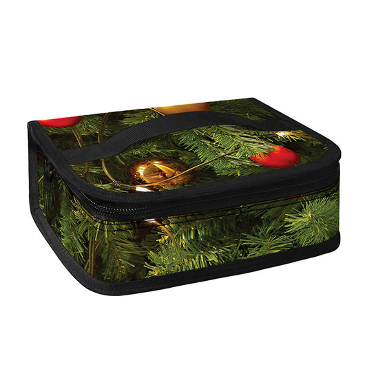 Decorated Christmas Tree Print Small Lunch Bag