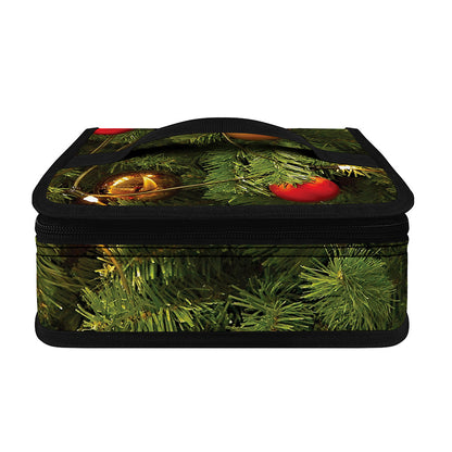 Decorated Christmas Tree Print Small Lunch Bag