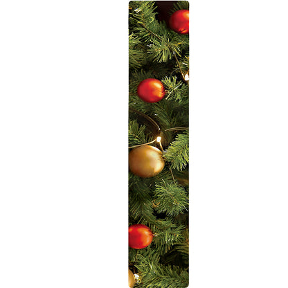 Decorated Christmas Tree Print Table Runner