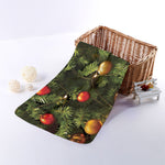 Decorated Christmas Tree Print Towel