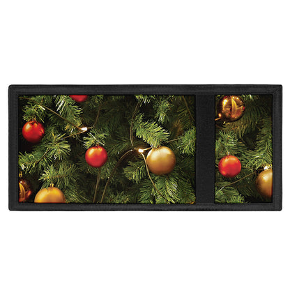 Decorated Christmas Tree Print Trifold Wallet