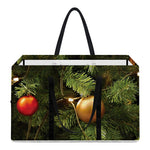 Decorated Christmas Tree Print Utility Tote Bag