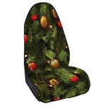 Decorated Christmas Tree Print Waterproof Car Seat Cover