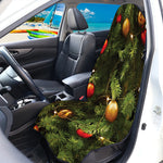 Decorated Christmas Tree Print Waterproof Car Seat Cover