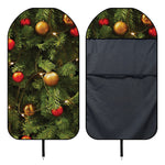 Decorated Christmas Tree Print Waterproof Car Seat Cover