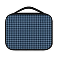Deep Blue Houndstooth Pattern Print Classic Bible Case