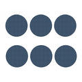 Deep Blue Houndstooth Pattern Print Coaster Set