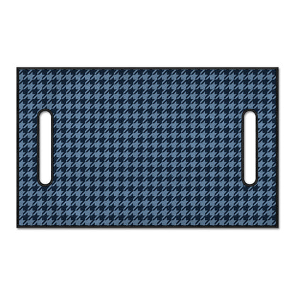 Deep Blue Houndstooth Pattern Print Golf Cart Seat Cover