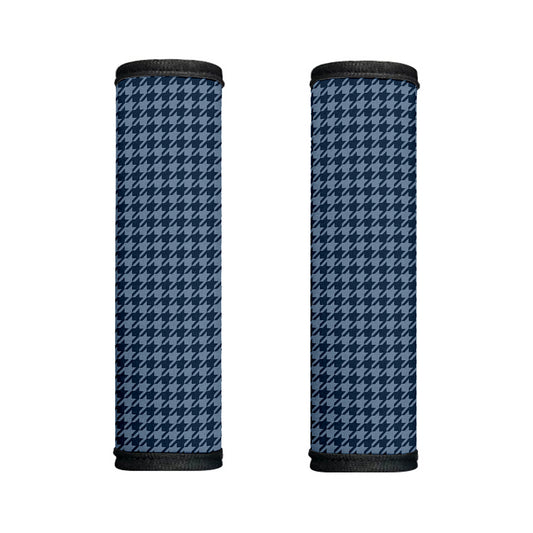 Deep Blue Houndstooth Pattern Print Handle Covers