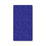 Deep Blue Knitted Pattern Print Baby Crib Sheet