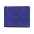 Deep Blue Knitted Pattern Print Bifold Wallet