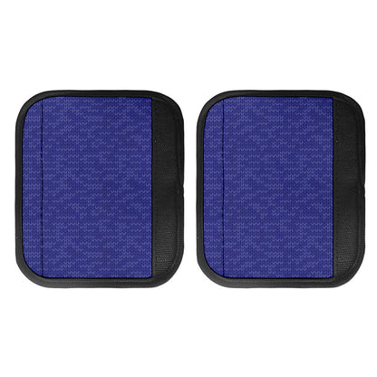 Deep Blue Knitted Pattern Print Handle Covers